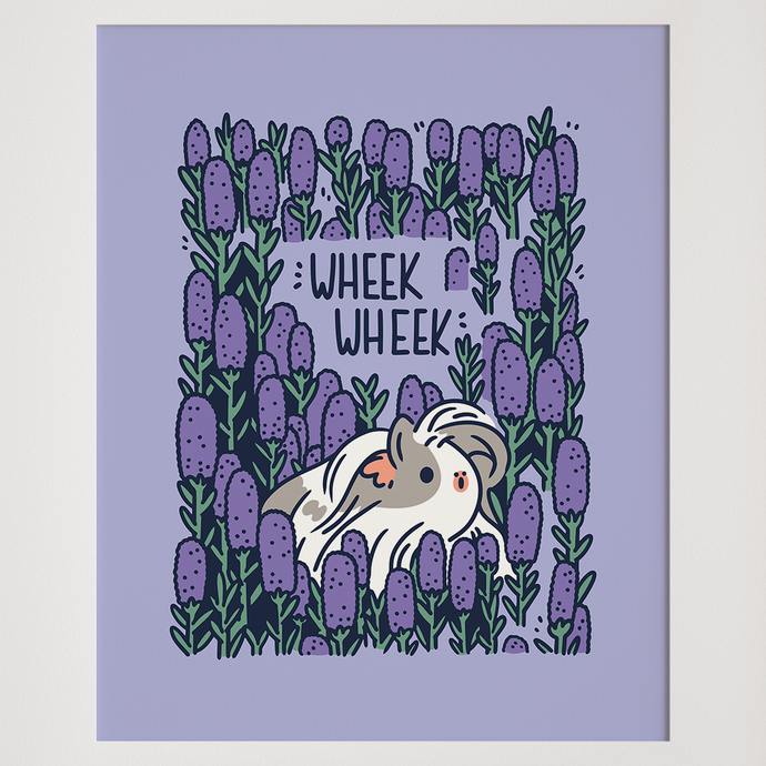 Meadow Collection Guinea pig Art Print 