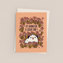 Noristudio Meadow Collection Guinea pig Card/Mini print "It's Guinea be a Great day!", A2