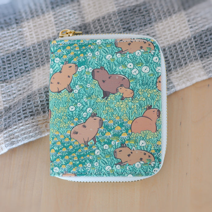 capybara zipper wallet by Noristudio