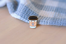Coffee cup pin by Noristudio