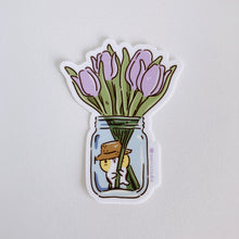 cute tulip sticker by Noristudio