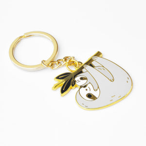 sloth keychain by noristudio 