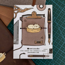 Bubu and Moonch Steam Buns Journal Charm
