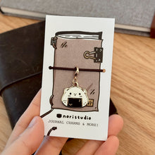 Bubu the Guinea Pig Onigiri Journal Charm with Lobster Clasp