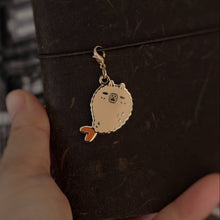 Moonch the Capybara Shrimp Tempura Journal Charm with Lobster Clasp