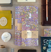 Handmade Notebook / Travelers Notebook Inserts, Bunny Meadow