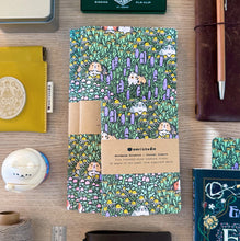 Handmade Notebook / Travelers Notebook Inserts, Guinea Pigs and Garden Herbs