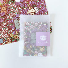 Microfiber Lens Cleaning Cloth with Noristudio Bunny Meadow Pattern