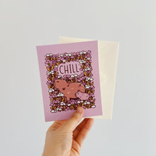 capybara greeting card capybara mini print by Noristudio