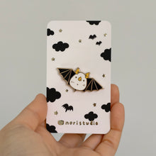 Honduran white bat enamel pin 2026 redesign