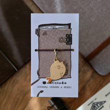 Moonch the Capybara Shrimp Tempura Journal Charm with Lobster Clasp