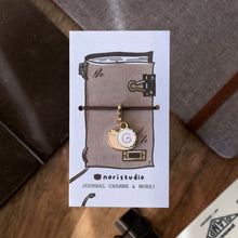 Josh the Snail Narutomaki Journal Charm with Lobster Clasp