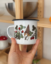 Bubu and Moonch Enamel Camp Mug - "Strawberry Season"