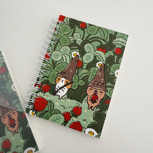 A6 Sticker Book, Bubu and Moonch "Strawberry Season"