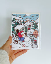 Bubu and Moonch Collection Art Print "Penguin Holiday", A2