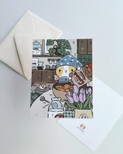 Noristudio Bubu and Moonch Collection Card/Mini print "Mini Croissant Cereal", A2