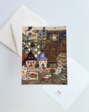 Bubu and Moonch Collection Art Print "Halloween Craft Party", A2