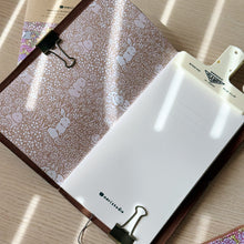 Handmade Notebook / Travelers Notebook Inserts, Bunny Meadow