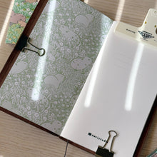 Handmade Notebook / Travelers Notebook Inserts, Capybara Meadow