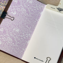 Handmade Notebook / Travelers Notebook Inserts,  Long Haired Guinea pigs and Floral Garden