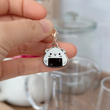 Bubu the Guinea Pig Onigiri Journal Charm with Lobster Clasp