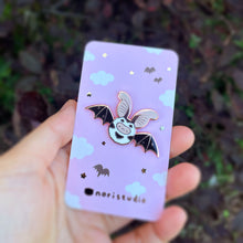 spotted bat enamel pin by Noristudio