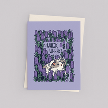 Noristudio Meadow Collection Guinea pig Card/Mini print "Wheek wheek!", A2