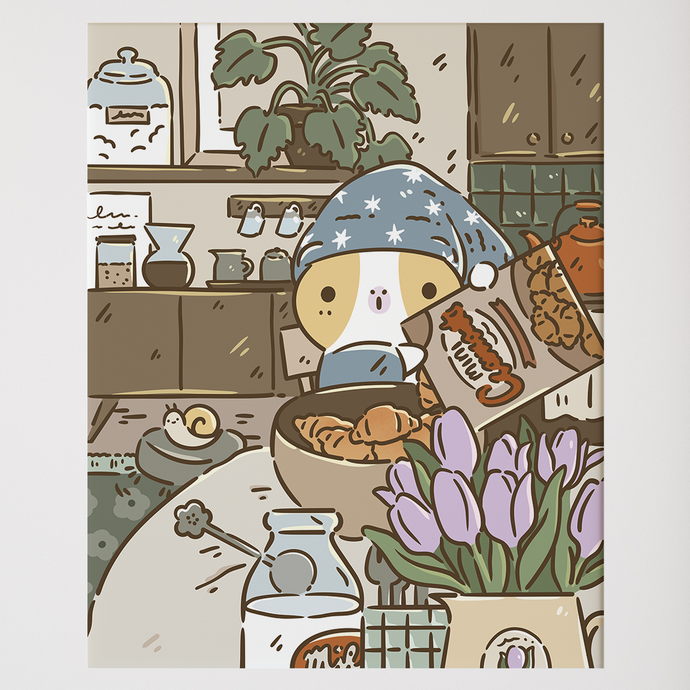 Bubu and Moonch Collection Art Print 