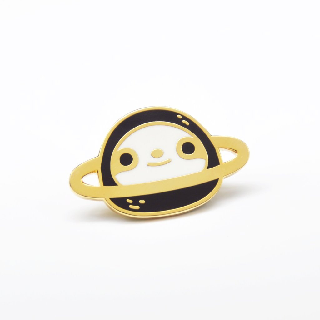 24K gold plated sloth pin by Noristudio 
