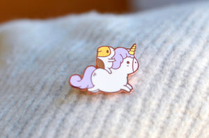Unicorn lapel pin by Noristudio