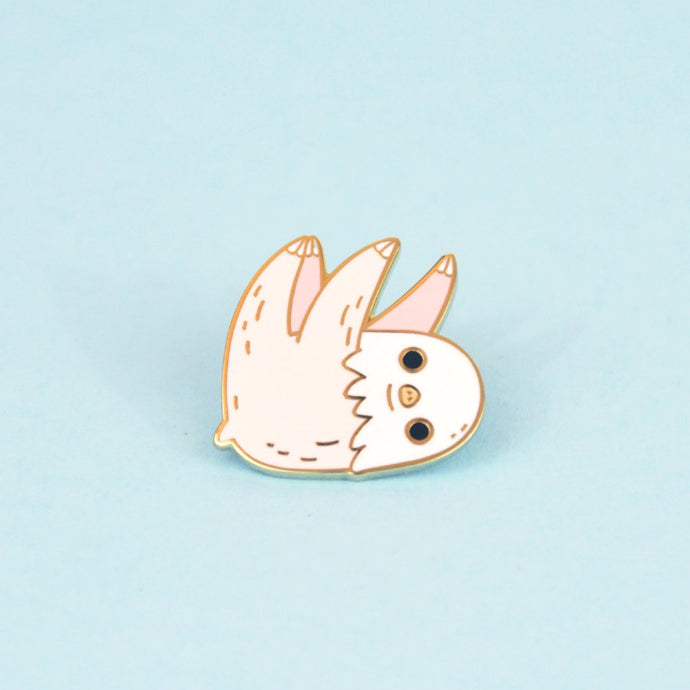 two toed sloth enamel pin by Noristudio 