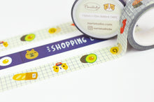 Bubu and Moonch Grocery Shopping List Washi Tape