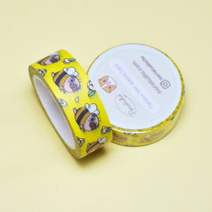 pug washi tape by Noristudio pug lover gift 