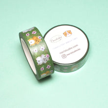 hamster washi tape by Noristudio olive green washi tape washi masking tape hamster gift