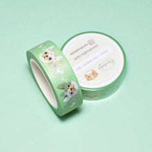 french bulldog washi tape by Noristudio mint green washi tape 