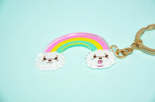Printed Acrylic Rainbow Bichon Keychain by Noristudio