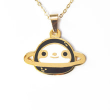 24K Gold Plated Planet Sloth Necklace