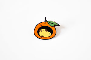 Guinea Pig With Mikan Pet Bed Pin