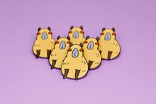 Cute capybara lapel pin by Noristudio 