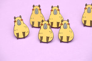 Capybara enamel pin by Noristudio 