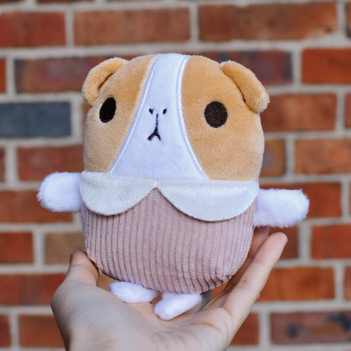 Chibi 004,  Basic Bubu with Dusk Pink Onesie and White Collars, OOAK