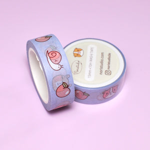 Cute peach washi tape by Noristudio Guinea pig washi tape Guinea pig lover gift 