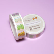 Bubu and Moonch Colorful Gummy Guinea Pigs Washi Tape